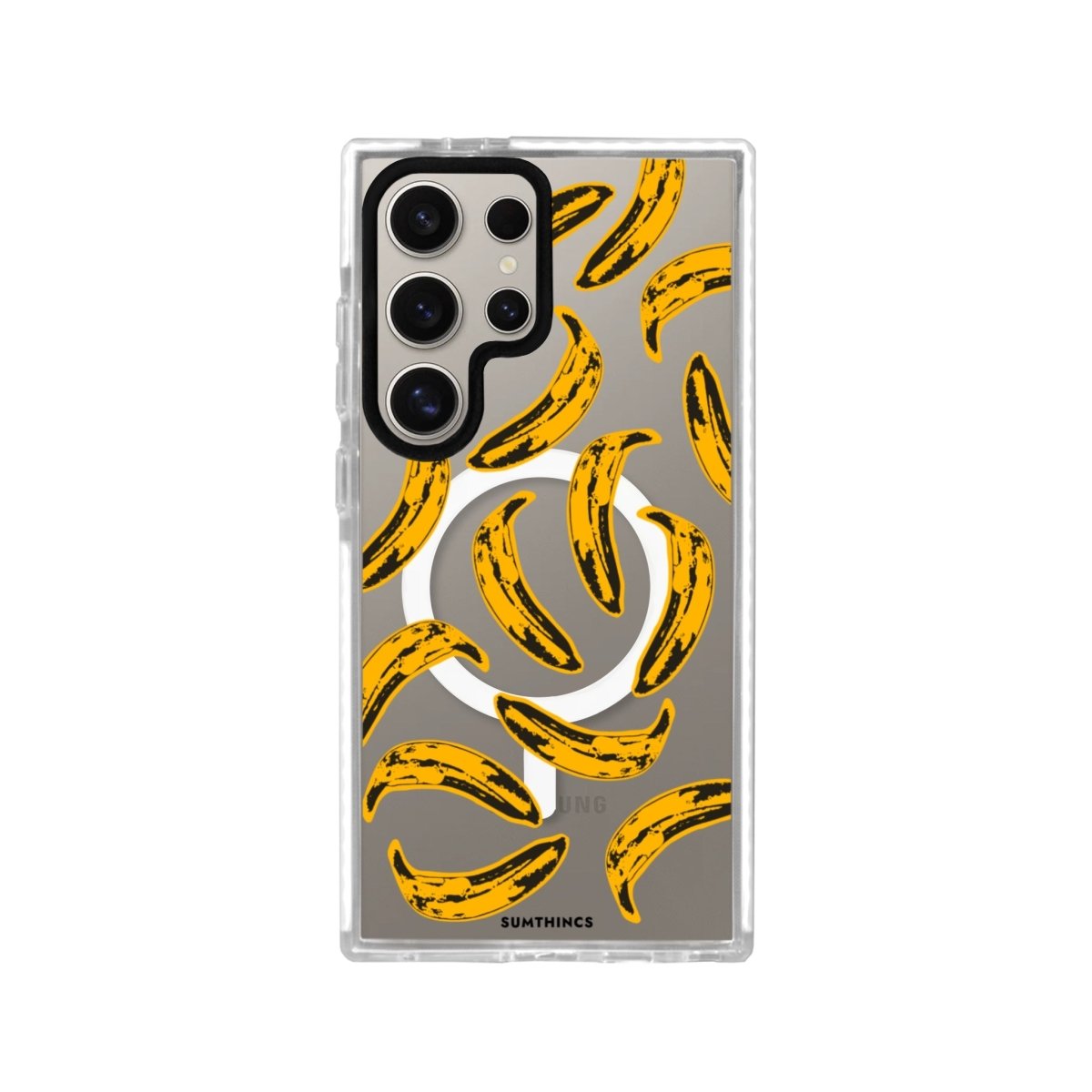 Samsung S23 Ultra Bananas Magsafe Procase Şeffaf Telefon Kılıfı - SUMTHINCS