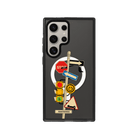 Samsung S23 Ultra Crossroad Magsafe Procase Şeffaf Telefon Kılıfı Antrasit - SUMTHINCS