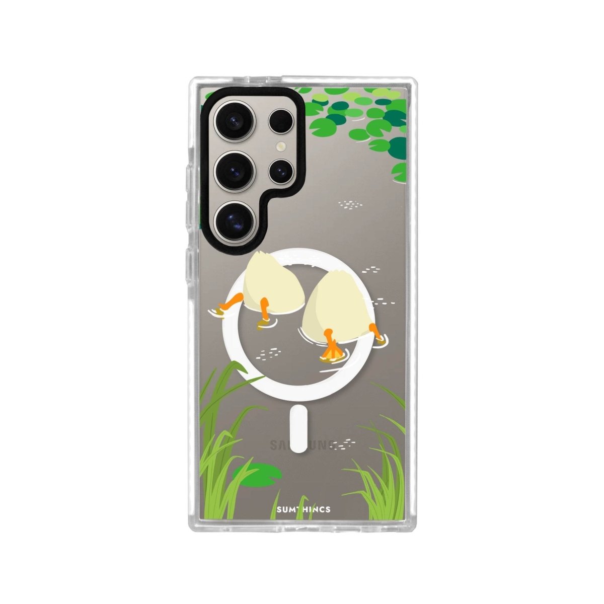 Samsung S23 Ultra Ducks Magsafe Procase Şeffaf Telefon Kılıfı - SUMTHINCS