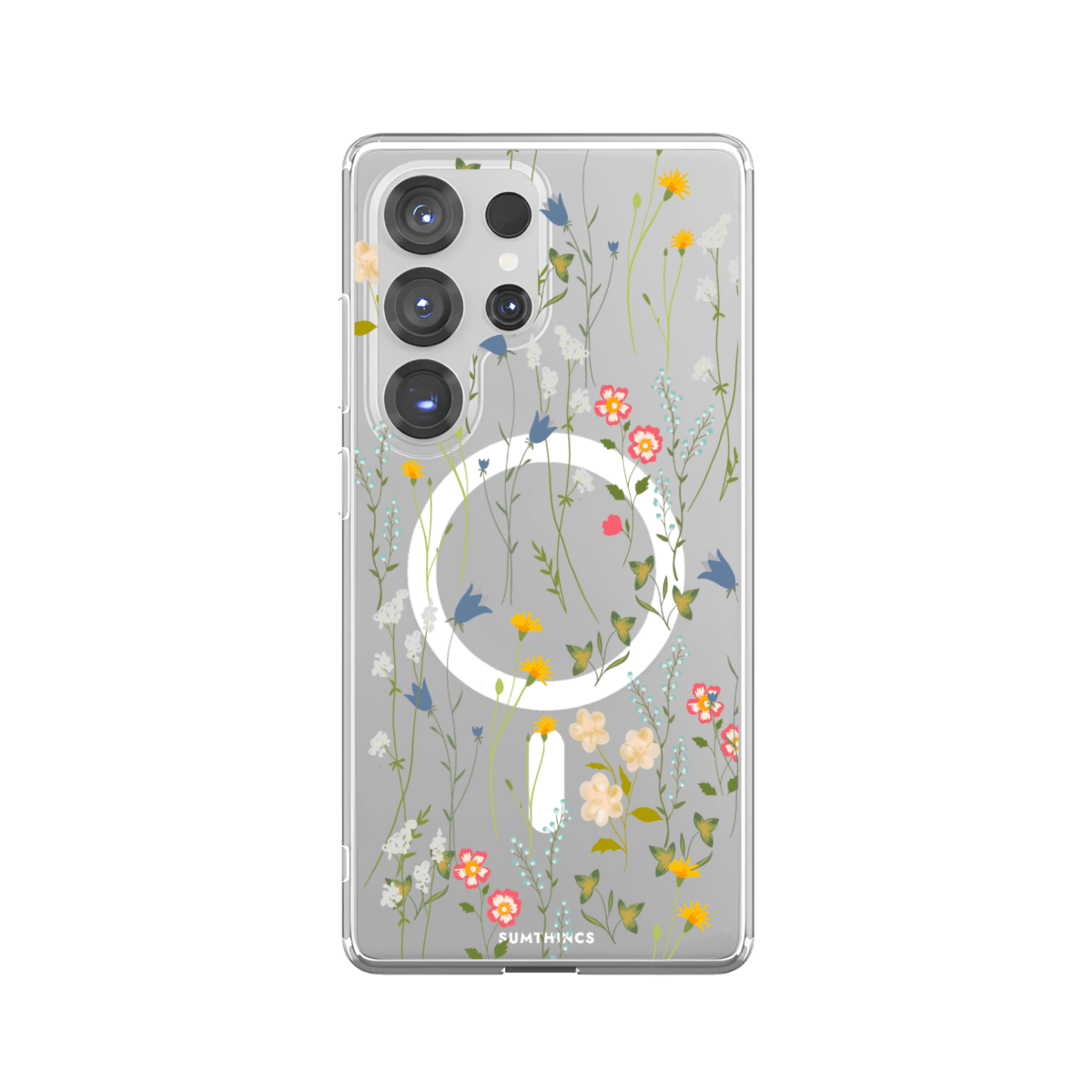 Samsung S23 Ultra Eternal Garden Clear Magsafe Şeffaf Telefon Kılıfı - SUMTHINCS