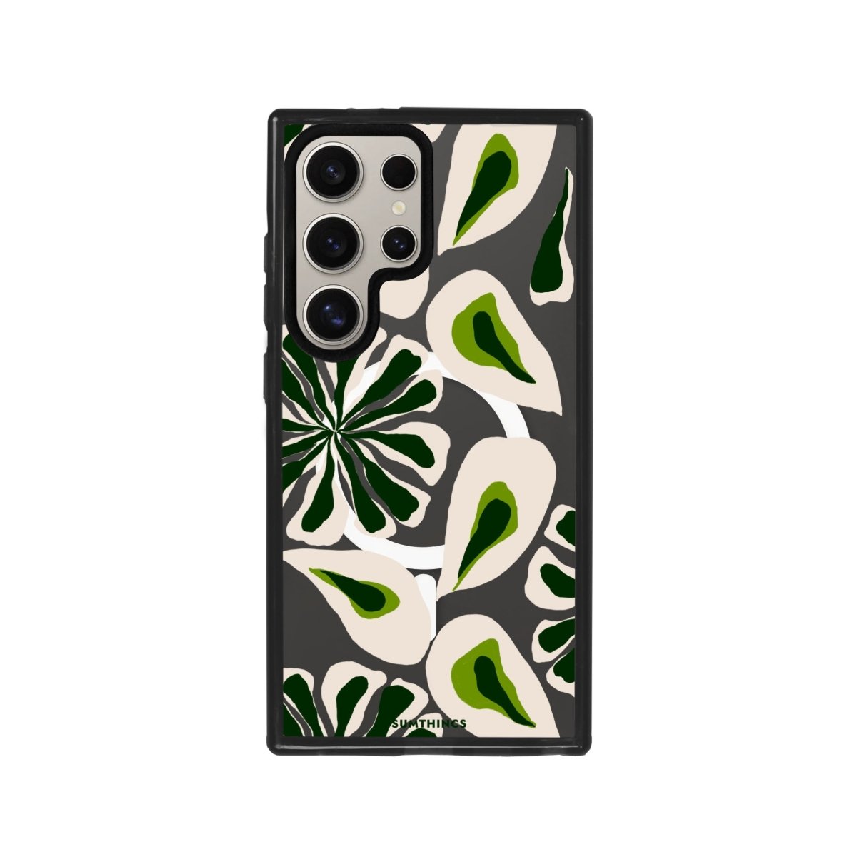 Samsung S23 Ultra Leafs Magsafe Procase Şeffaf Telefon Kılıfı - SUMTHINCS