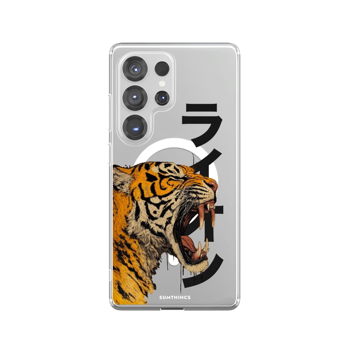 Samsung S23 Ultra Lion Clear Magsafe Telefon Kılıfı - Sumthincs