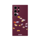 Samsung S23 Ultra Neon Fish Premium Telefon Kılıfı Bordo - SUMTHINCS