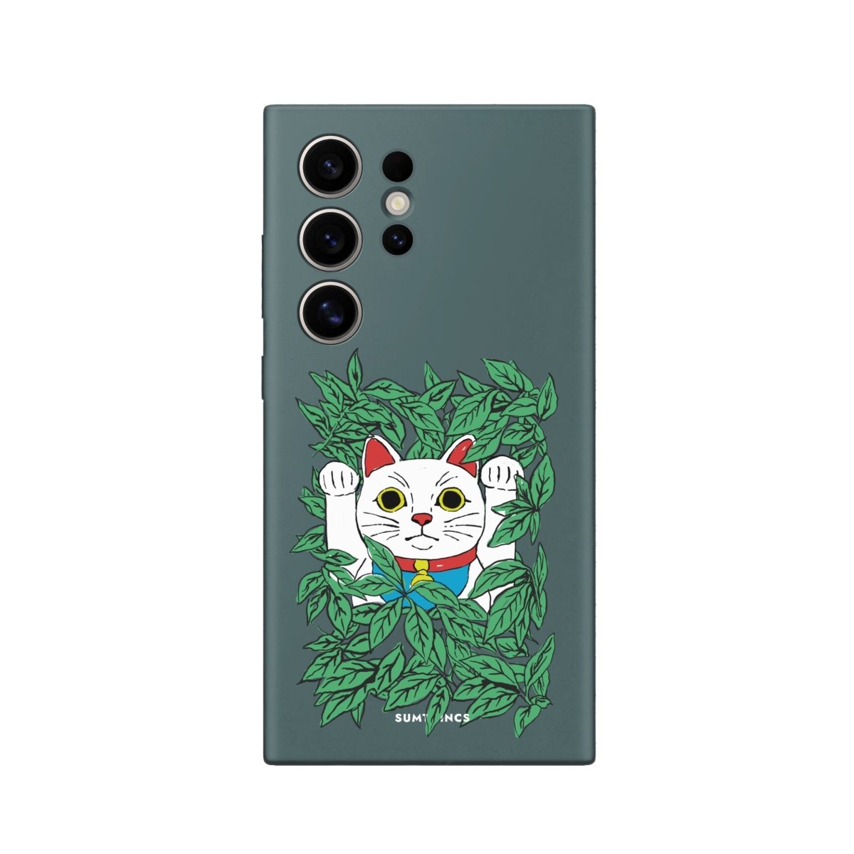 Samsung S23 Ultra Pawsper Premium Telefon Kılıfı Kaktüs Yeşili - Sumthincs