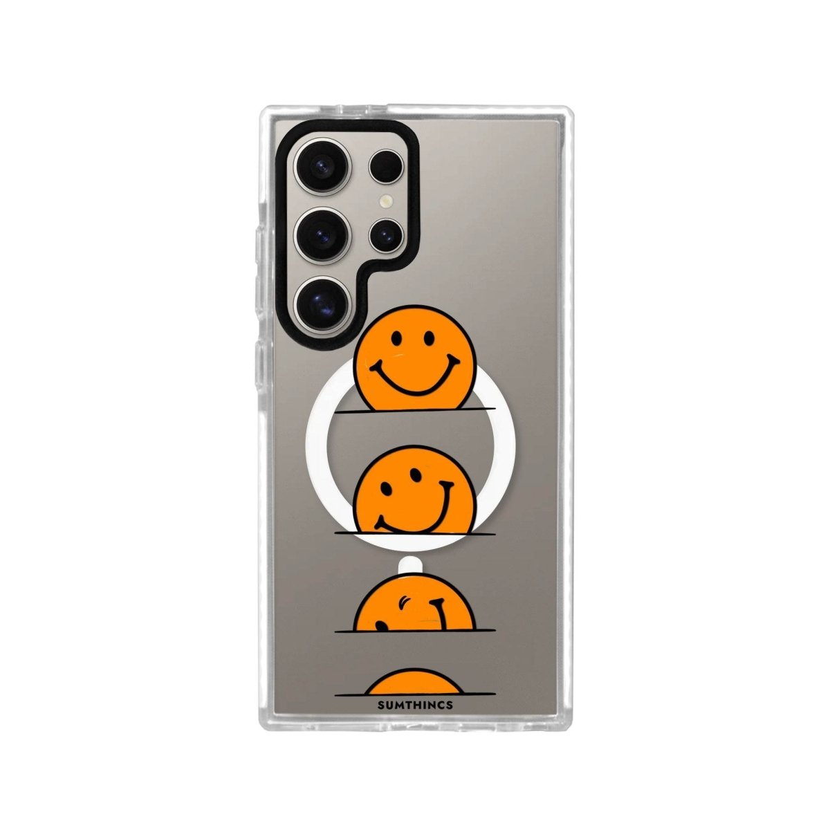 Samsung S23 Ultra See You Tomorrow Magsafe Procase Şeffaf Telefon Kılıfı Beyaz Şeffaf - SUMTHINCS