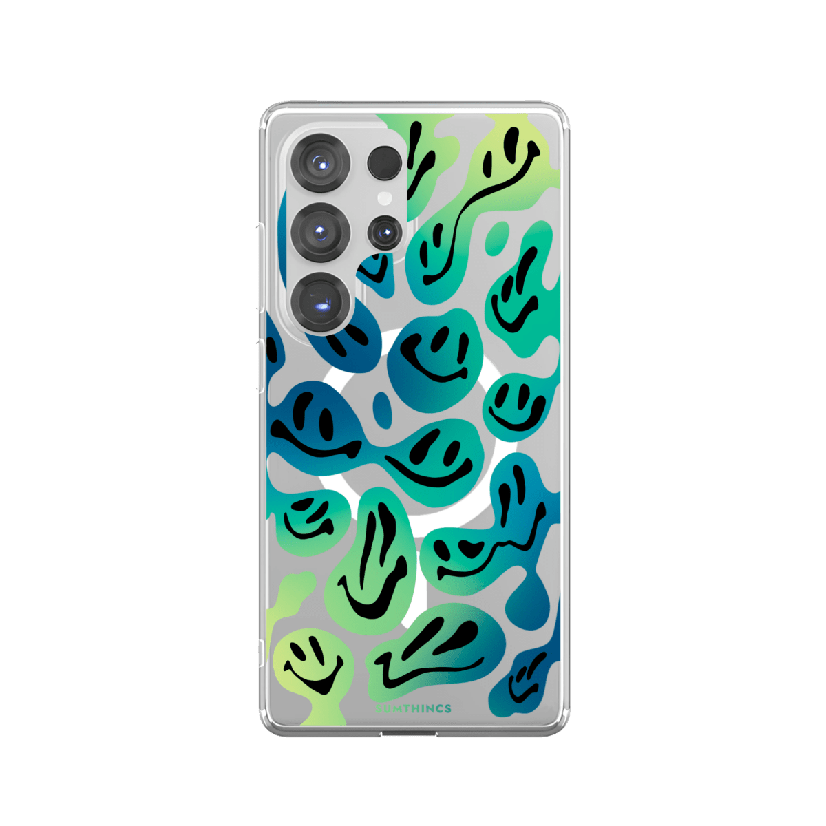 Samsung S23 Ultra Smiley Clear Magsafe Telefon Kılıfı - SUMTHINCS