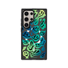 Samsung S23 Ultra Smiley Magsafe Procase Şeffaf Telefon Kılıfı Antrasit - SUMTHINCS