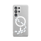 Samsung S23 Ultra Starry Bunnies Clear Magsafe Şeffaf Telefon Kılıfı - SUMTHINCS