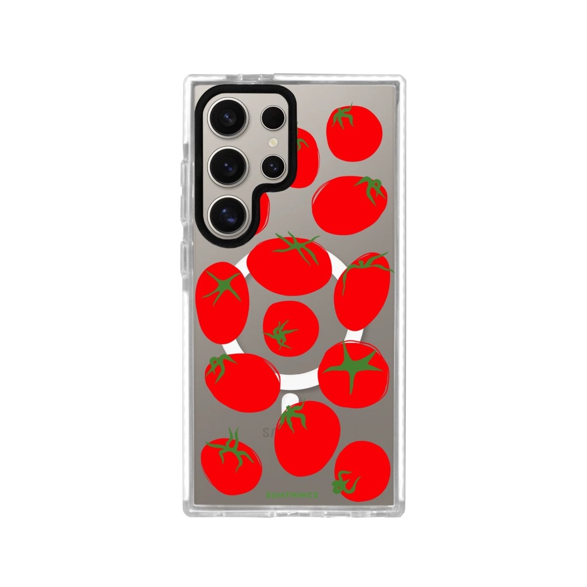Samsung S23 Ultra Tomatoes Magsafe Procase Şeffaf Telefon Kılıfı - SUMTHINCS