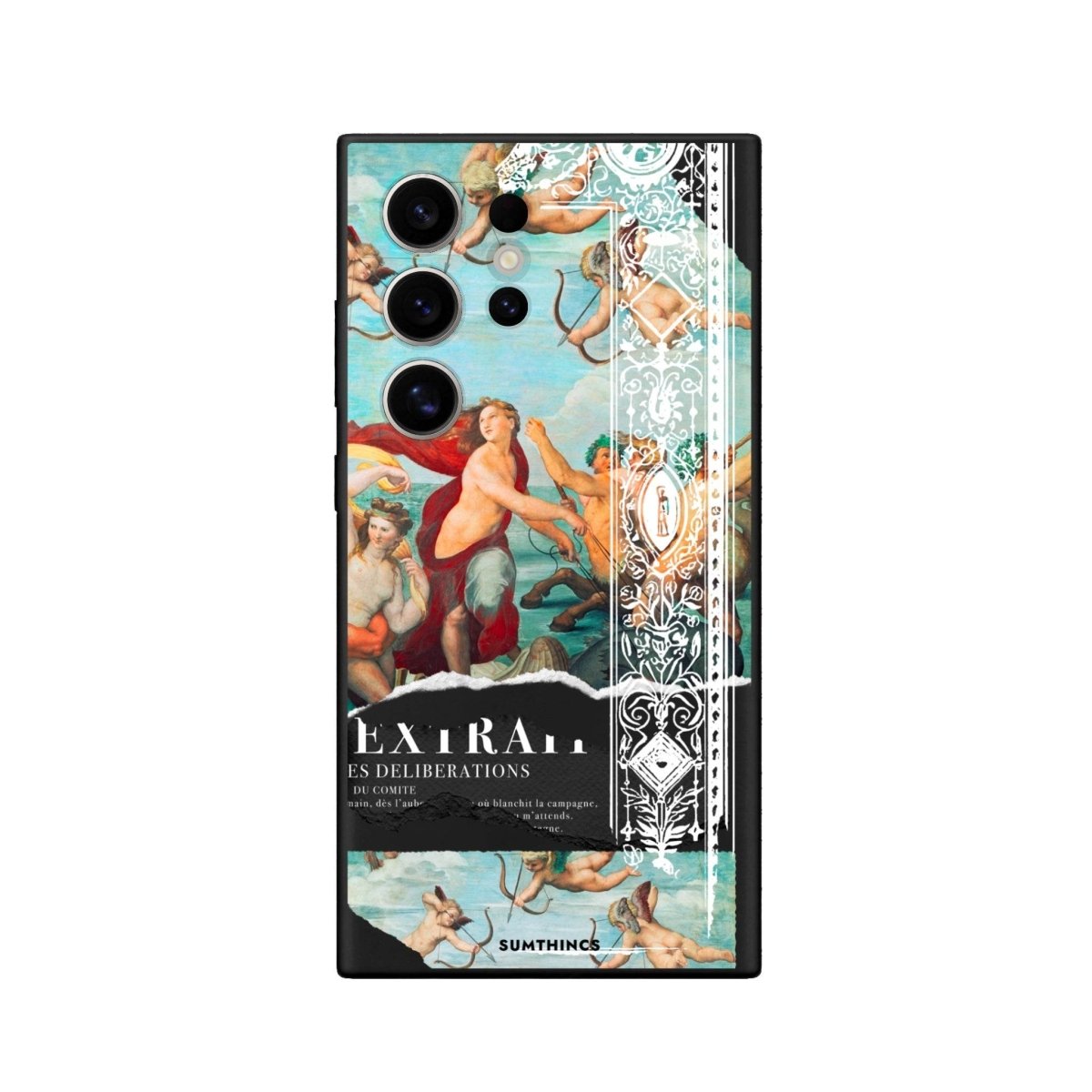 Samsung S23 Ultra Triumph of Galatea Premium Telefon Kılıfı Siyah - SUMTHINCS