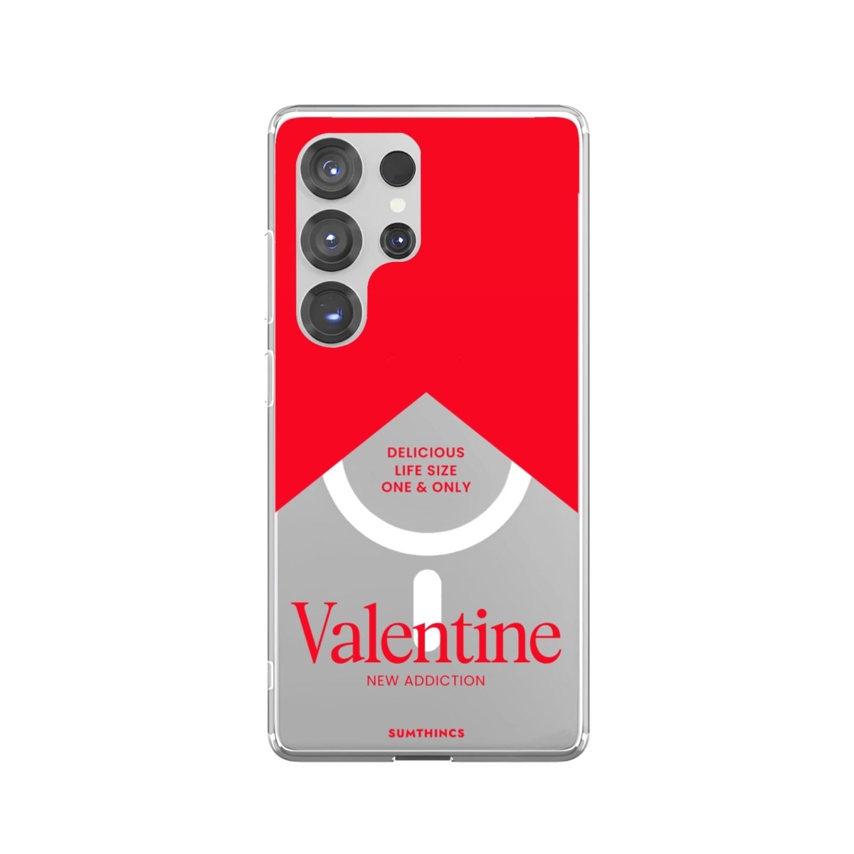 Samsung S23 Ultra Valentine Clear Magsafe Telefon Kılıfı - SUMTHINCS