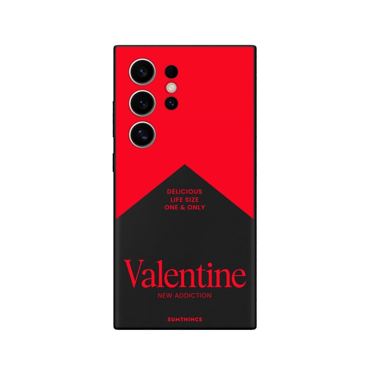 Samsung S23 Ultra Valentine Premium Telefon Kılıfı Siyah - SUMTHINCS