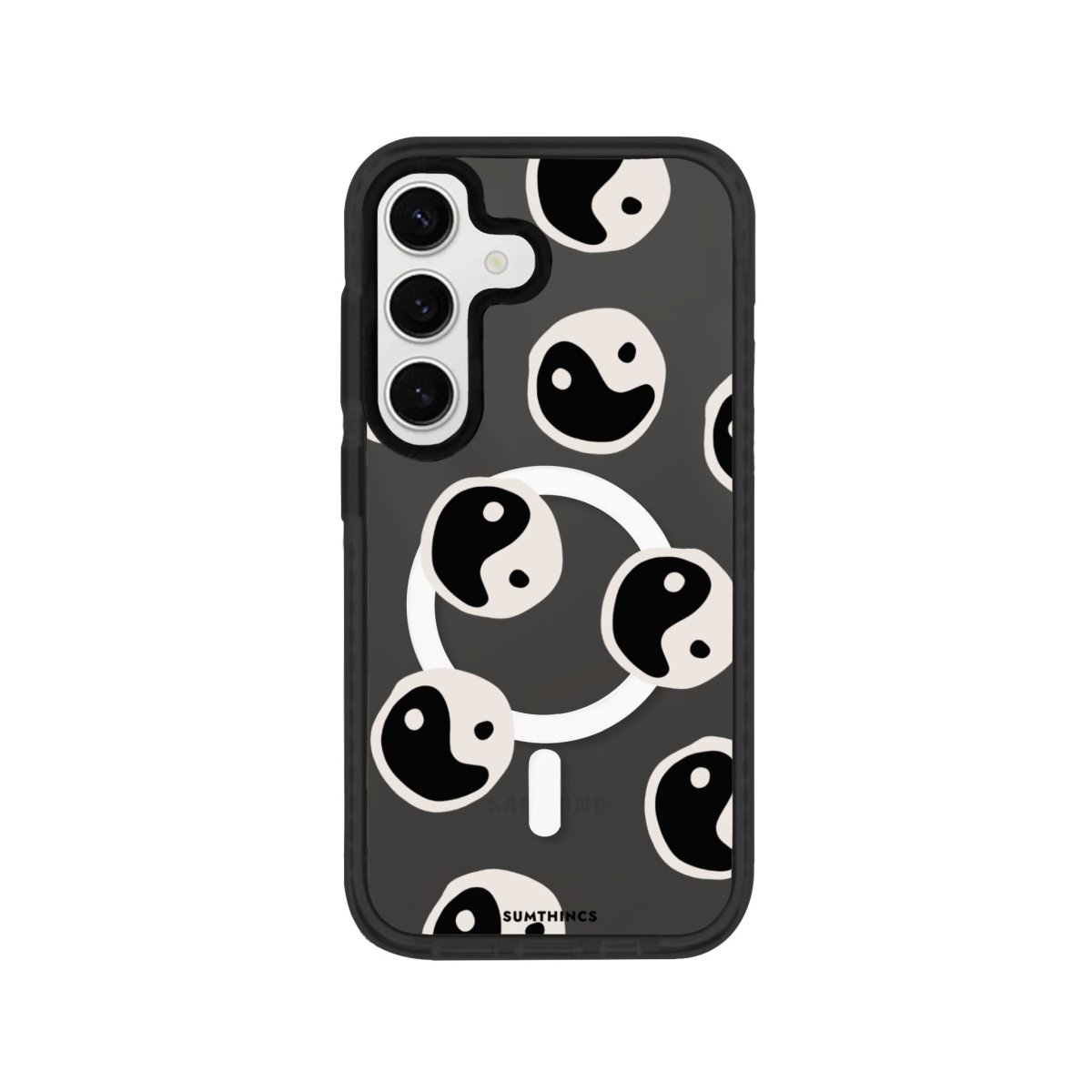 Samsung S24 Plus Balance Magsafe Procase Şeffaf Telefon Kılıfı Antrasit - SUMTHINCS