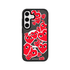 Samsung S24 Plus Hearts Magsafe Procase Şeffaf Telefon Kılıfı Antrasit - SUMTHINCS