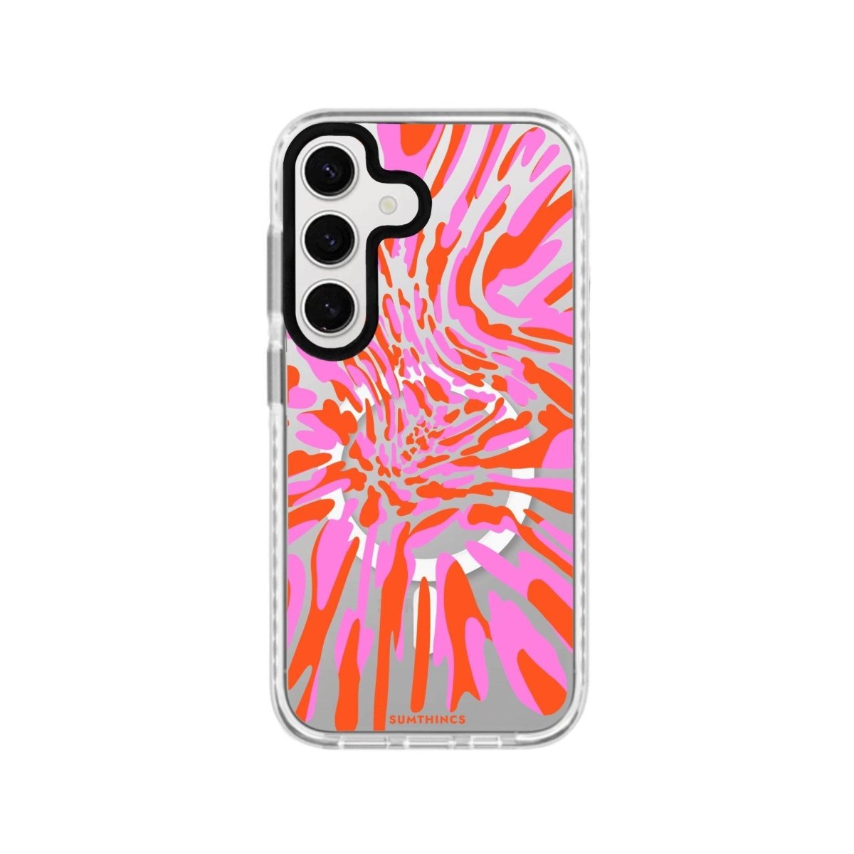 Samsung S24 Plus Neon Dreams Magsafe Procase Şeffaf Telefon Kılıfı Beyaz Şeffaf - SUMTHINCS