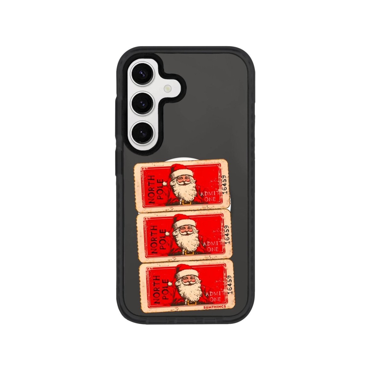 Samsung S24 Plus Northpole Ticket Magsafe Procase Şeffaf Telefon Kılıfı Antrasit - SUMTHINCS