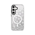 Samsung S24 Plus Paisley Magsafe Procase Şeffaf Telefon Kılıfı Beyaz Şeffaf - SUMTHINCS