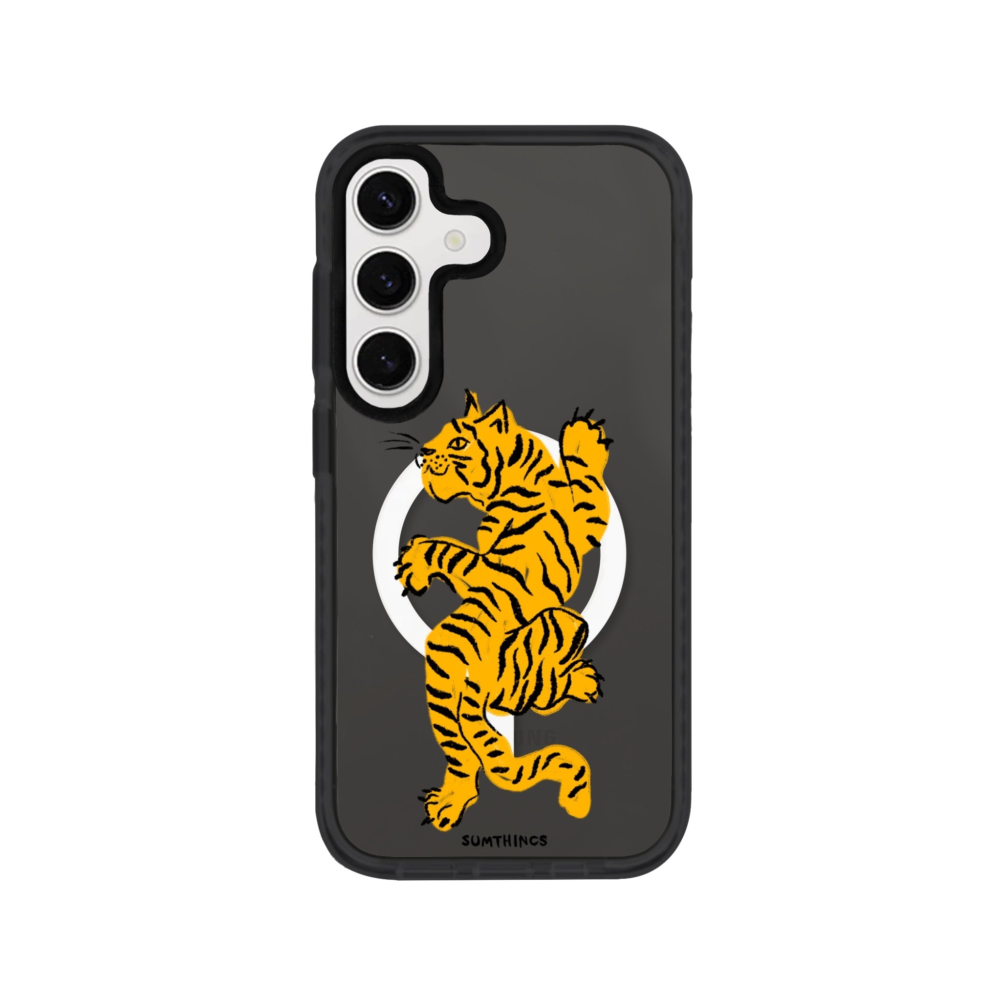 Samsung S24 Plus Roar Magsafe Procase Şeffaf Telefon Kılıfı Antrasit - SUMTHINCS