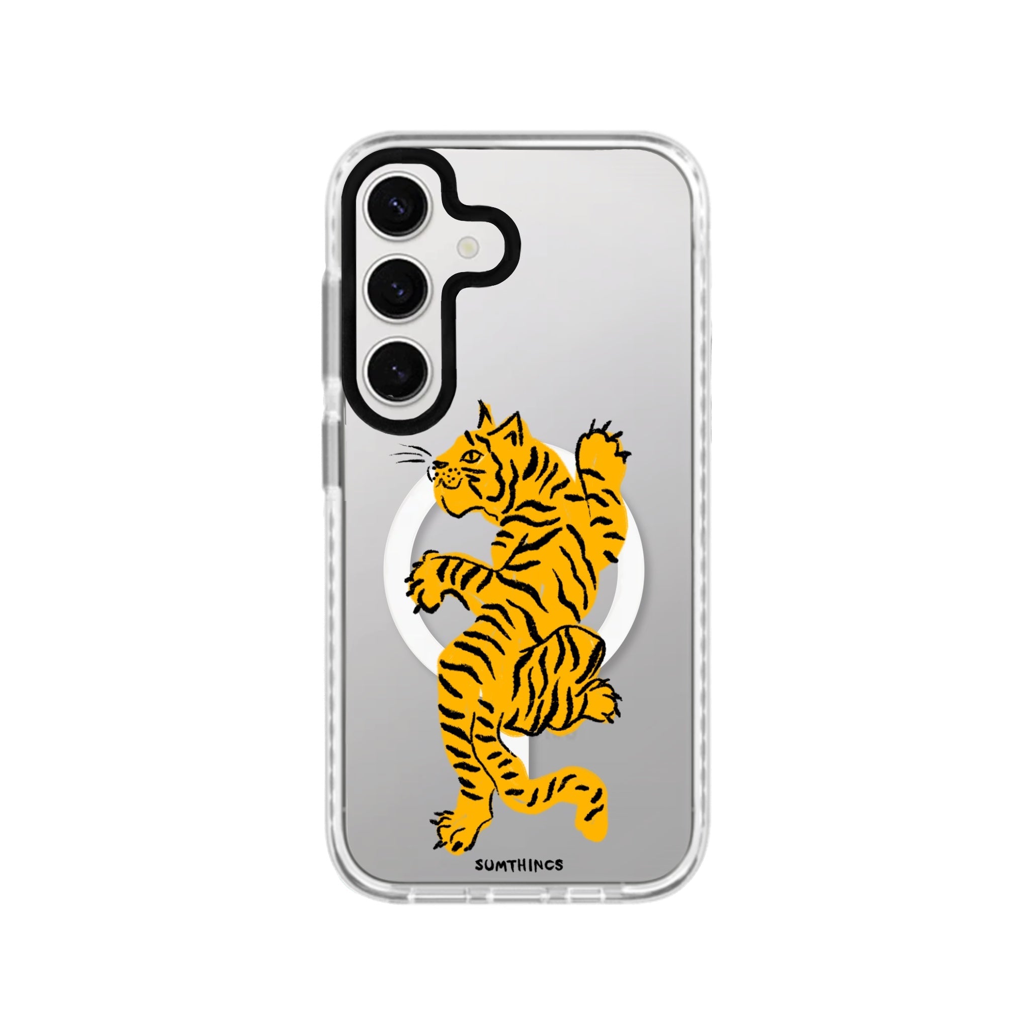 Samsung S24 Plus Roar Magsafe Procase Şeffaf Telefon Kılıfı Beyaz Şeffaf - SUMTHINCS