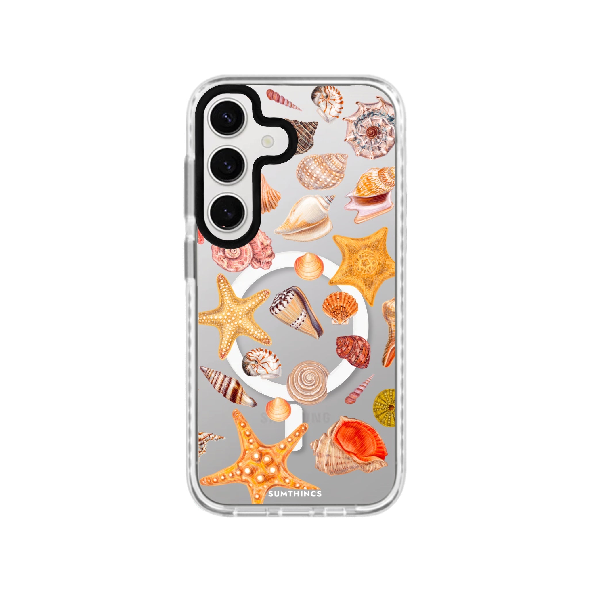 Samsung S24 Plus Shells Magsafe Procase Şeffaf Telefon Kılıfı Beyaz Şeffaf - SUMTHINCS