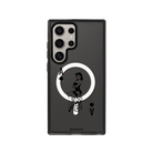 Samsung S24 Ultra Ace Queen Magsafe Procase Şeffaf Telefon Kılıfı Antrasit - SUMTHINCS