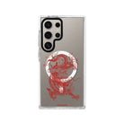 Samsung S24 Ultra Dragon Magsafe Procase Şeffaf Telefon Kılıfı Beyaz Şeffaf - SUMTHINCS