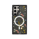 Samsung S24 Ultra Eternal Garden Magsafe Procase Şeffaf Telefon Kılıfı Antrasit - SUMTHINCS