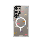 Samsung S24 Ultra Little Bows Magsafe Procase Şeffaf Telefon Kılıfı Beyaz Şeffaf - SUMTHINCS