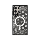 Samsung S24 Ultra Paisley Magsafe Procase Şeffaf Telefon Kılıfı Antrasit - SUMTHINCS