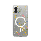 Samsung S25 Edge Eternal Garden Clear Magsafe Şeffaf Telefon Kılıfı - SUMTHINCS