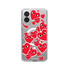 Samsung S25 Edge Hearts Clear Magsafe Şeffaf Telefon Kılıfı - SUMTHINCS