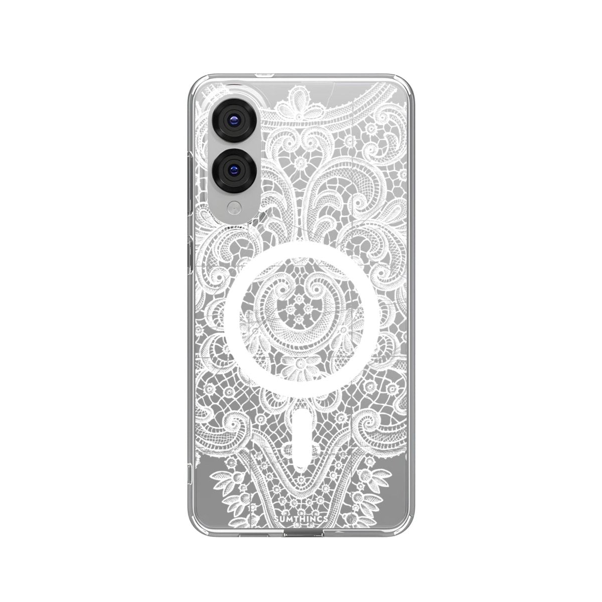 Samsung S25 Edge Lacework Clear Magsafe Telefon Kılıfı - SUMTHINCS