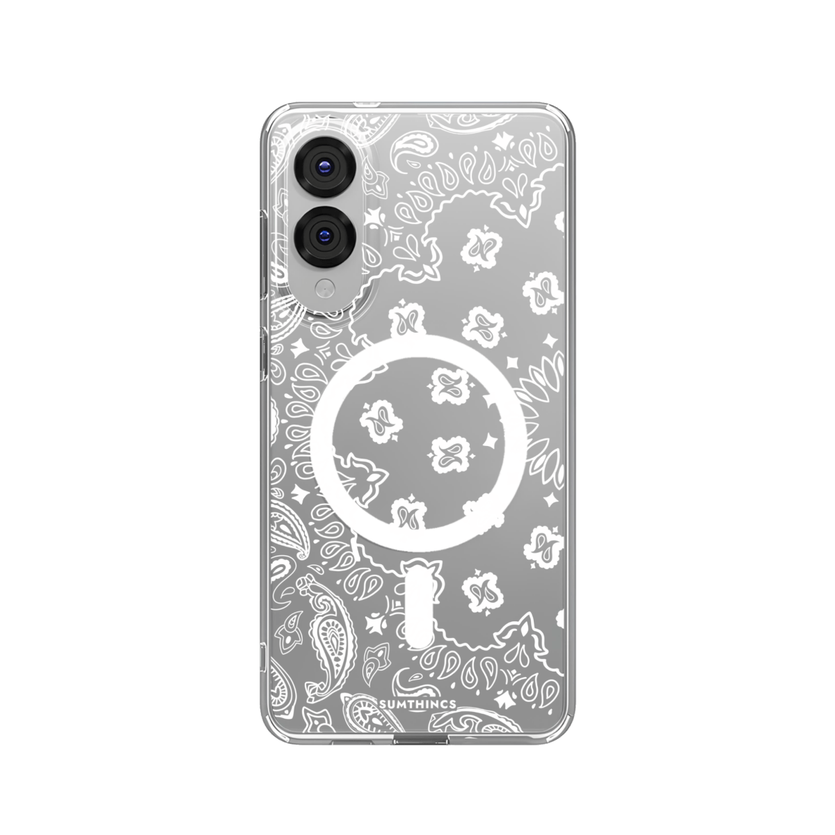 Samsung S25 Edge Paisley Clear Magsafe Telefon Kılıfı - SUMTHINCS