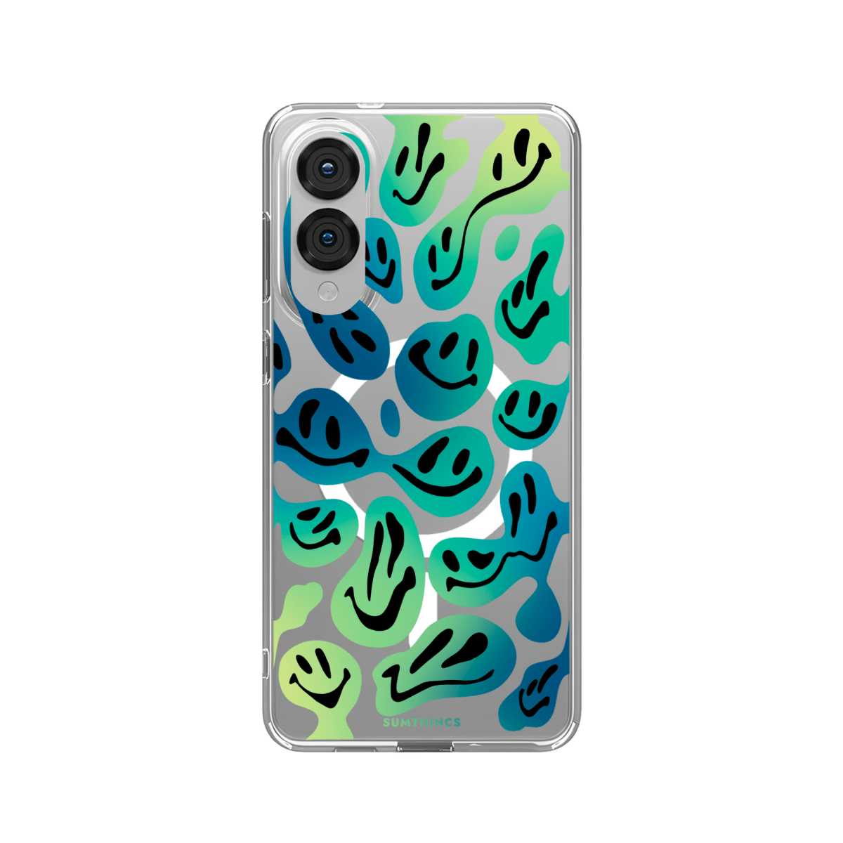 Samsung S25 Edge Smiley Clear Magsafe Telefon Kılıfı - SUMTHINCS