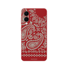 Samsung S25 Edge Urban Bandana Premium Telefon Kılıfı Kırmızı - SUMTHINCS