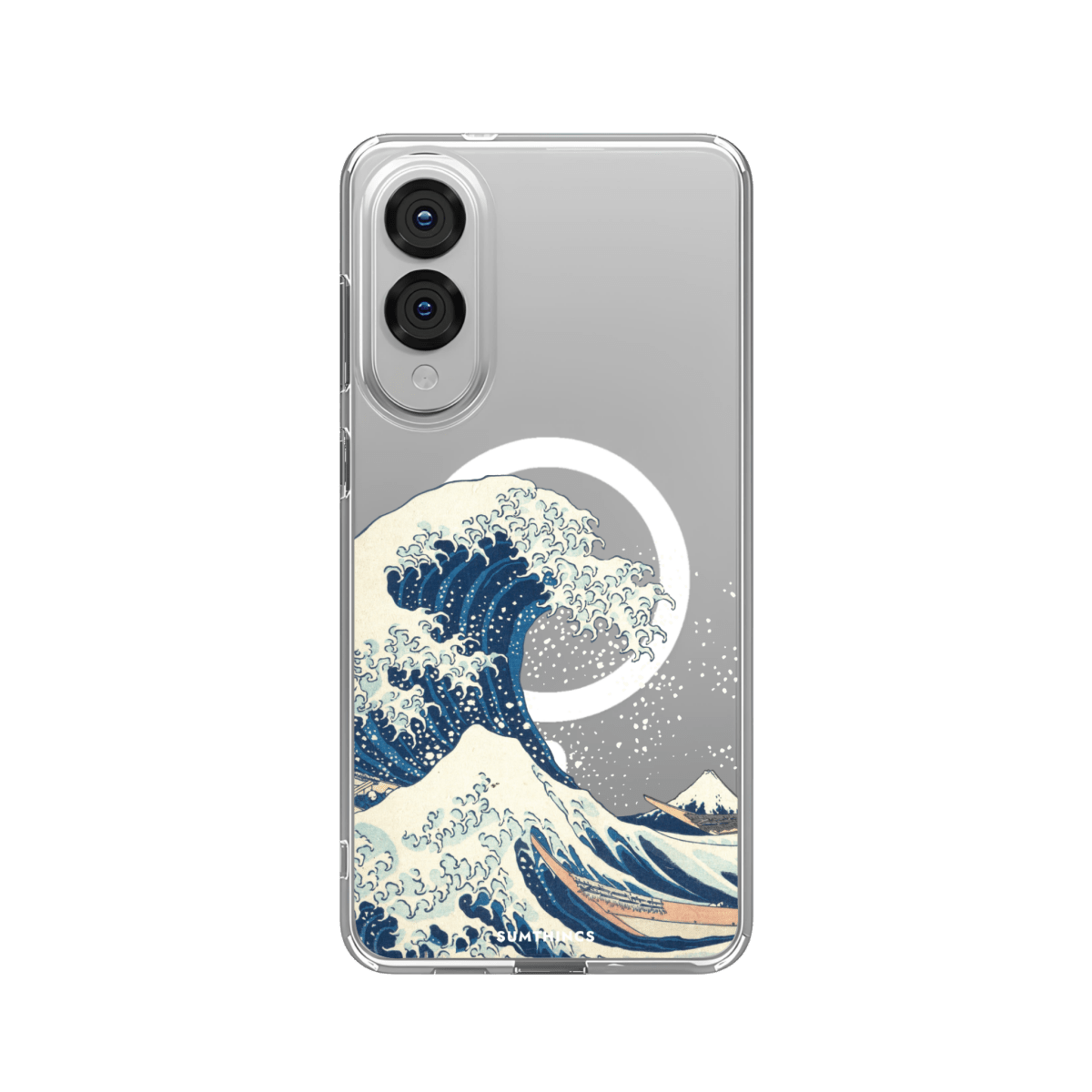 Samsung S25 Edge Waves Clear Magsafe Şeffaf Telefon Kılıfı - SUMTHINCS