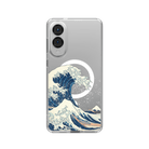 Samsung S25 Edge Waves Clear Magsafe Şeffaf Telefon Kılıfı - SUMTHINCS