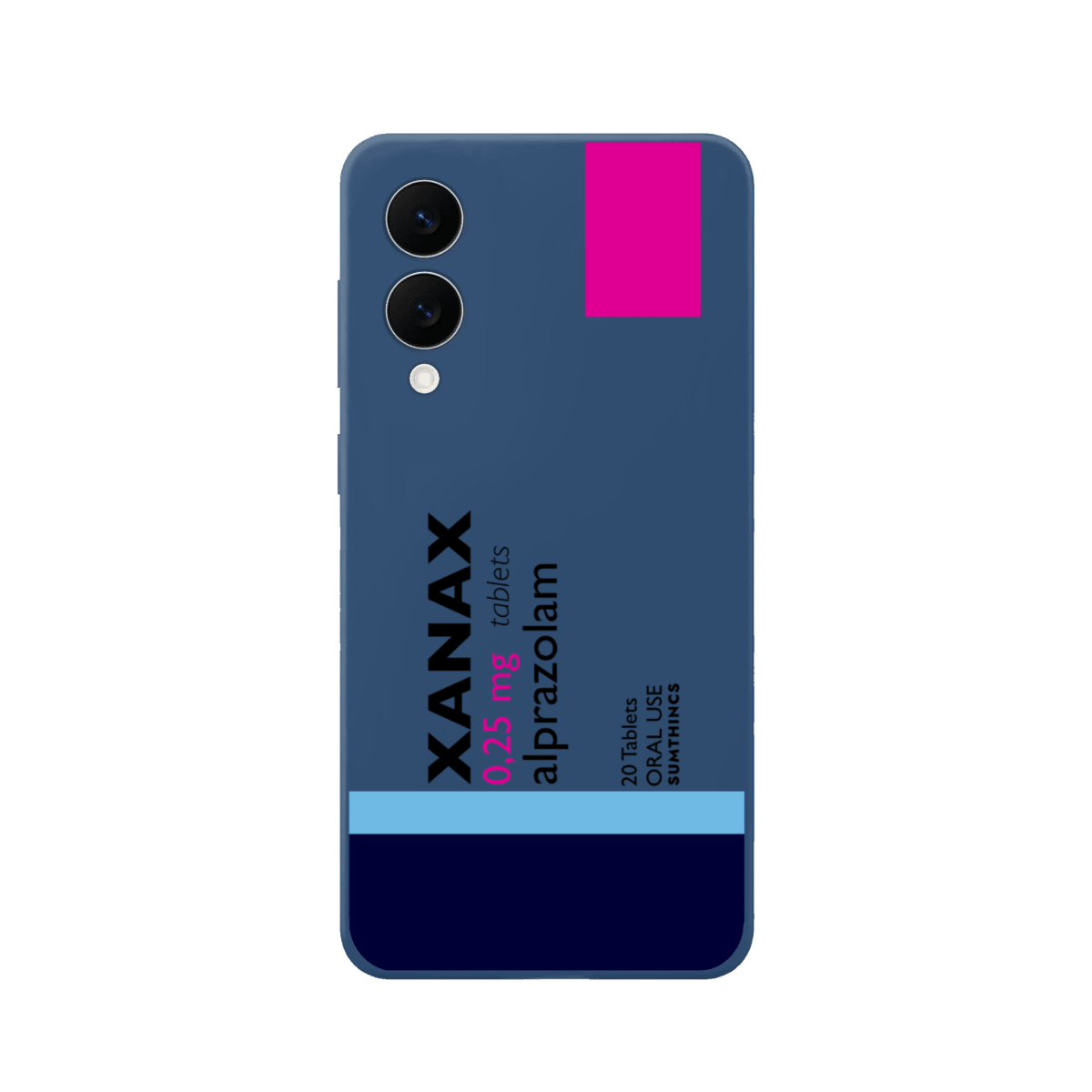 Samsung S25 Edge Xanax Premium Telefon Kılıfı Pasifik Mavi - Sumthincs
