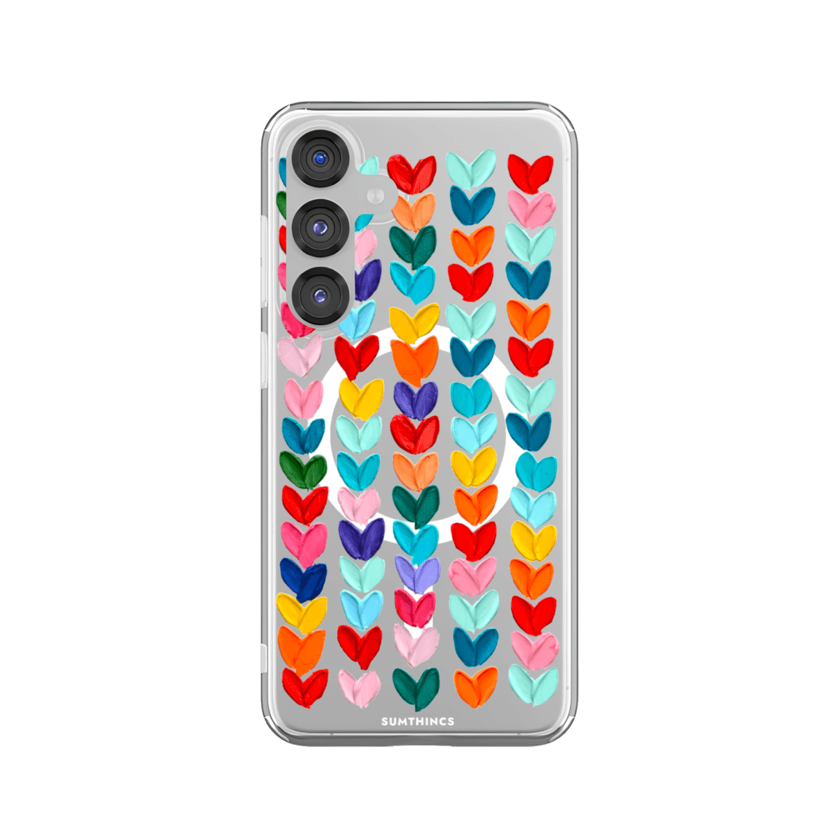 Samsung S25 FE Lovestorm Clear Magsafe Şeffaf Telefon Kılıfı - SUMTHINCS