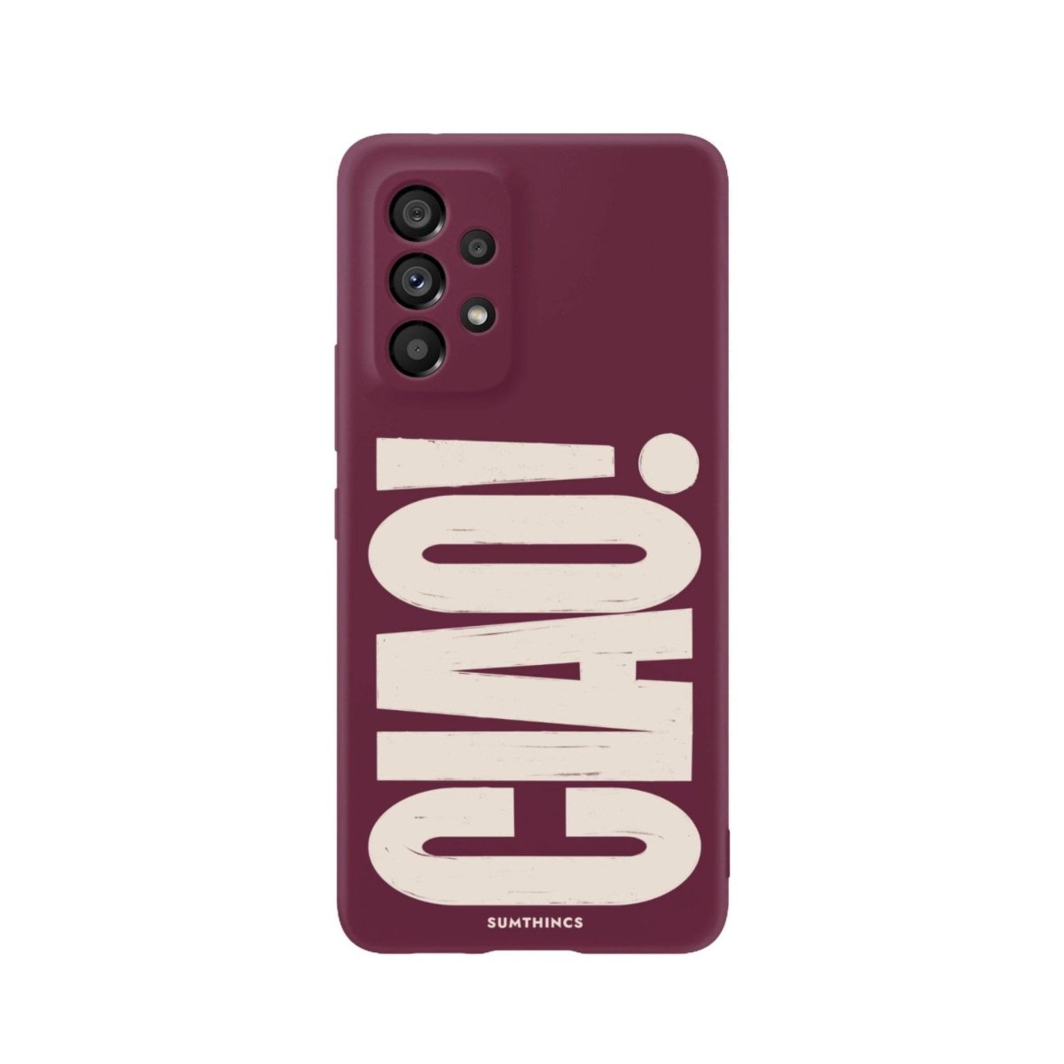 Samsung S25 Plus CIAO! Premium Telefon Kılıfı Bordo - SUMTHINCS