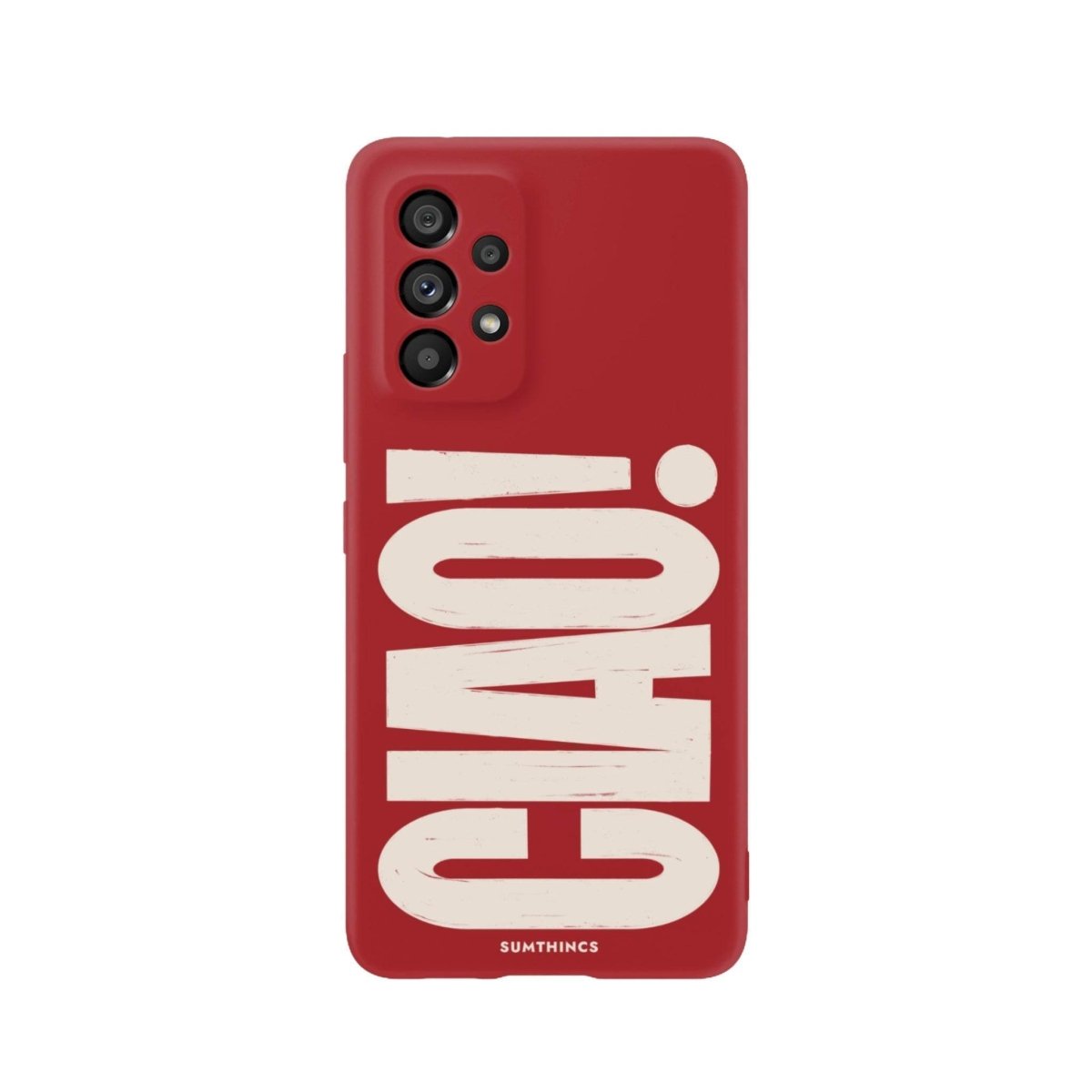 Samsung S25 Plus CIAO! Premium Telefon Kılıfı Kırmızı - SUMTHINCS