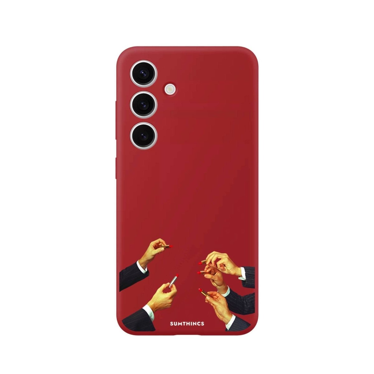 Samsung S25 Plus Lipstick Premium Telefon Kılıfı Kırmızı - SUMTHINCS
