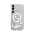 Samsung S25 Plus Starry Bunnies Clear Magsafe Şeffaf Telefon Kılıfı - SUMTHINCS