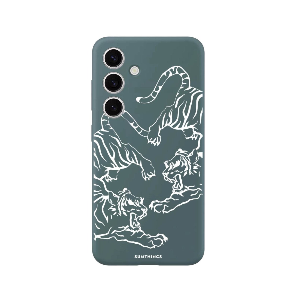 Samsung S25 Plus Tigers Premium Telefon Kılıfı Kaktüs Yeşili - SUMTHINCS