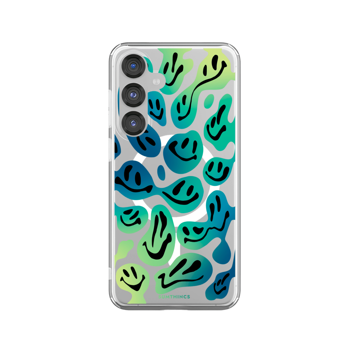 Samsung S25 Smiley Clear Magsafe Telefon Kılıfı - SUMTHINCS