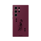 Samsung S25 Ultra Ace Queen Premium Telefon Kılıfı Bordo - SUMTHINCS
