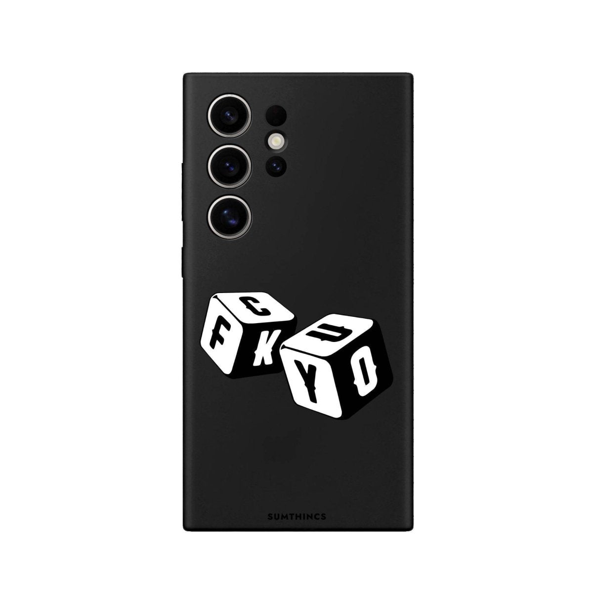 Samsung S25 Ultra Fck You Premium Telefon Kılıfı Siyah - SUMTHINCS