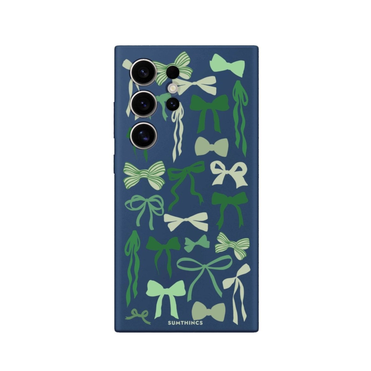 Samsung S25 Ultra Green Garland Premium Telefon Kılıfı Pasifik Mavi - SUMTHINCS