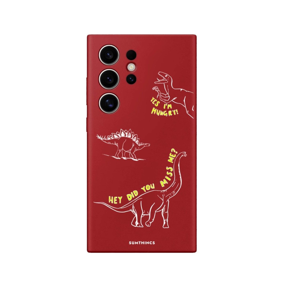 Samsung S25 Ultra Hey Did You Miss Me Premium Telefon Kılıfı Kırmızı - SUMTHINCS