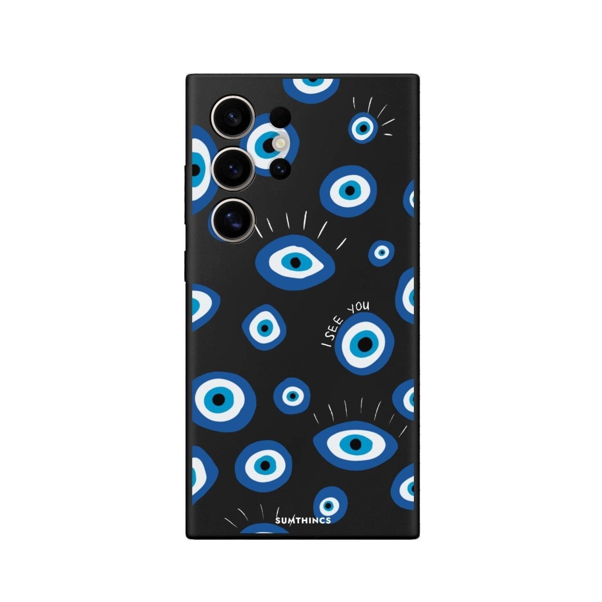 Samsung S25 Ultra I See You Premium Telefon Kılıfı Siyah - SUMTHINCS